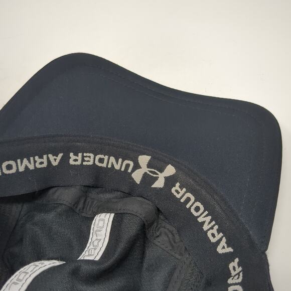 Under Armour Run Coldblack Strapback 5 Panel Cap Black One Size Adjustable - Picture 8 of 9